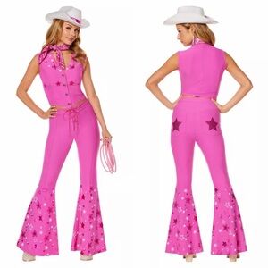 SPIRIT HALLOWEEN BARBIE COWBOY COSTUME SET W/ HAT